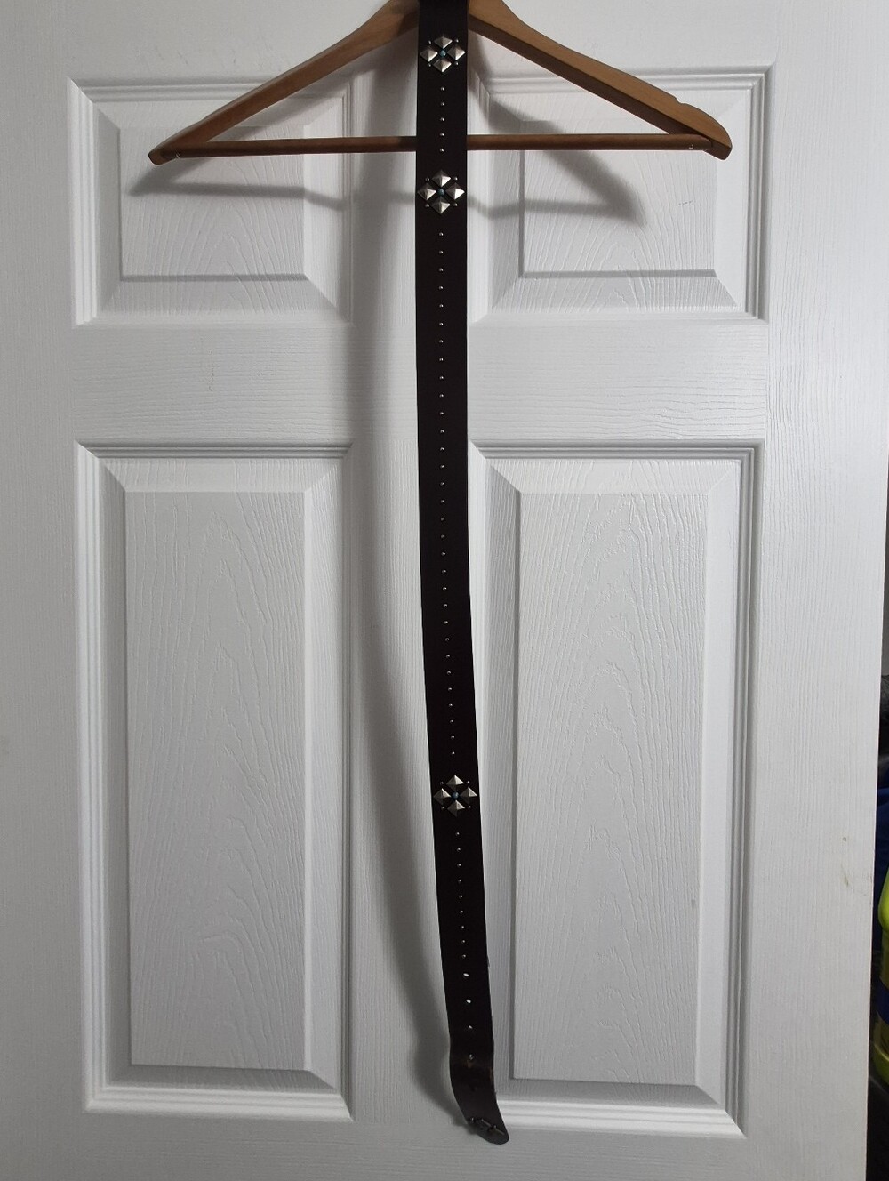 Levi's Dark Brown Studded Leather Belt